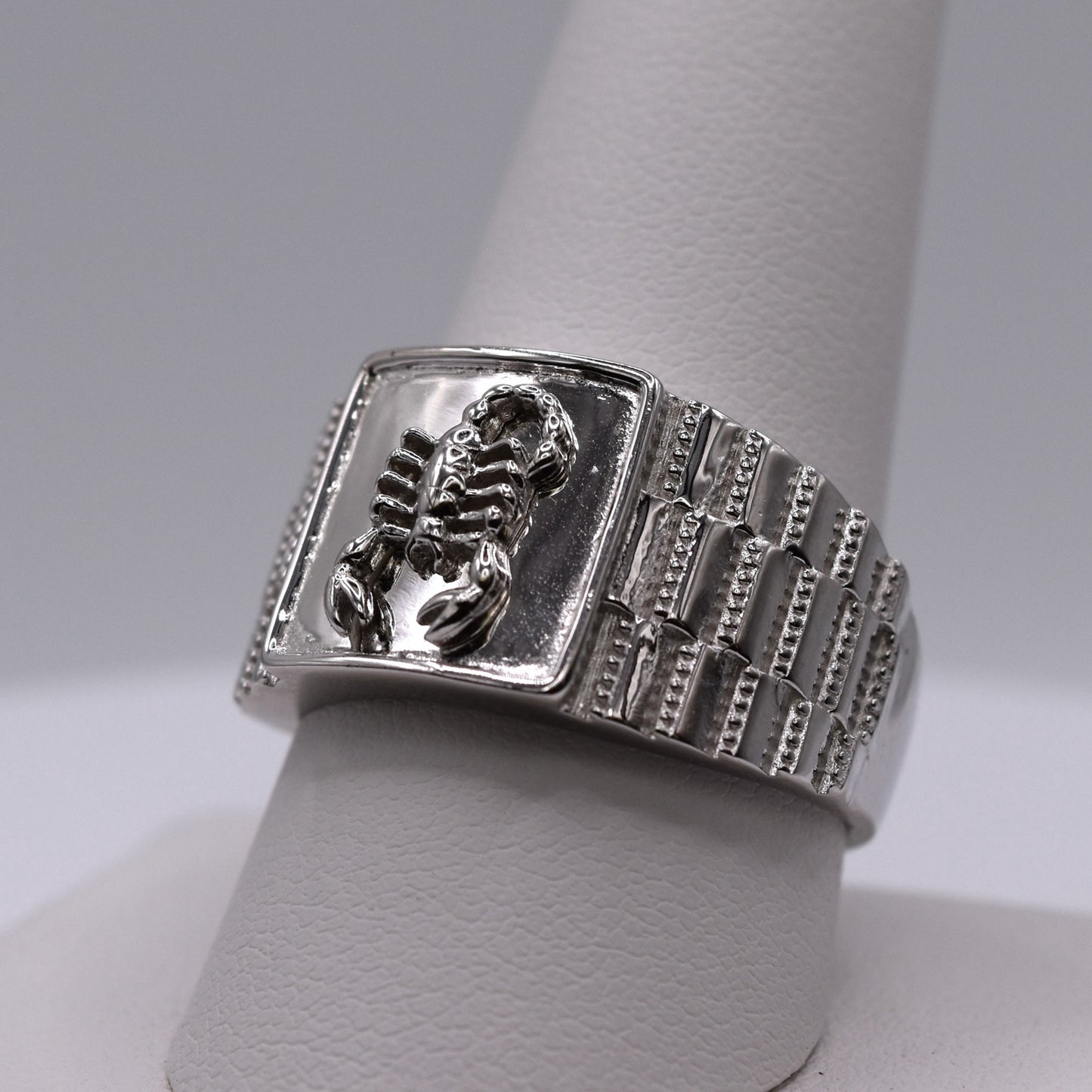 Scorpion Ring for Men β 925 Sterling Silver Statement Ring β Bold Scorpio Zodiac Jewelry Gift for Him