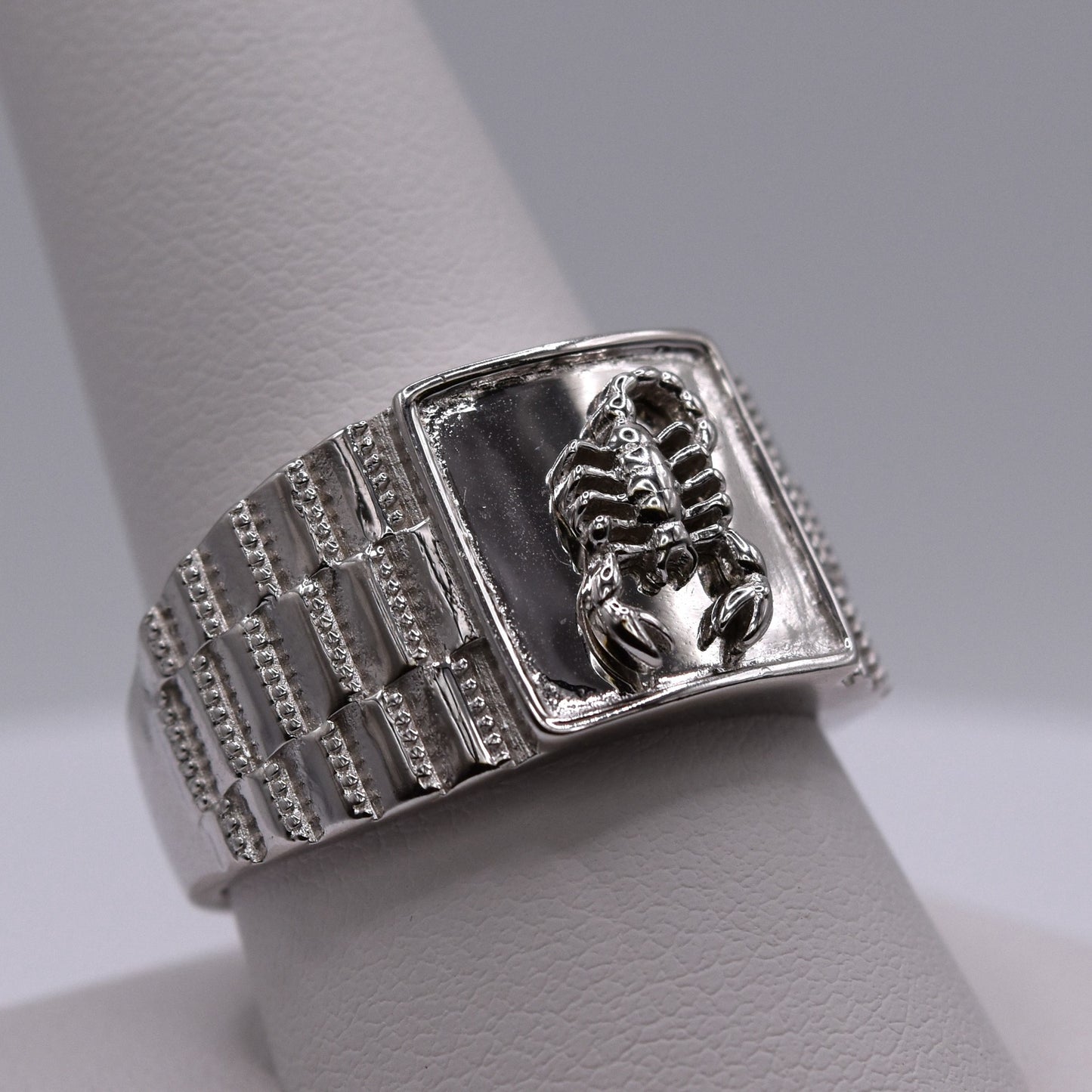 Scorpion Ring for Men β 925 Sterling Silver Statement Ring β Bold Scorpio Zodiac Jewelry Gift for Him