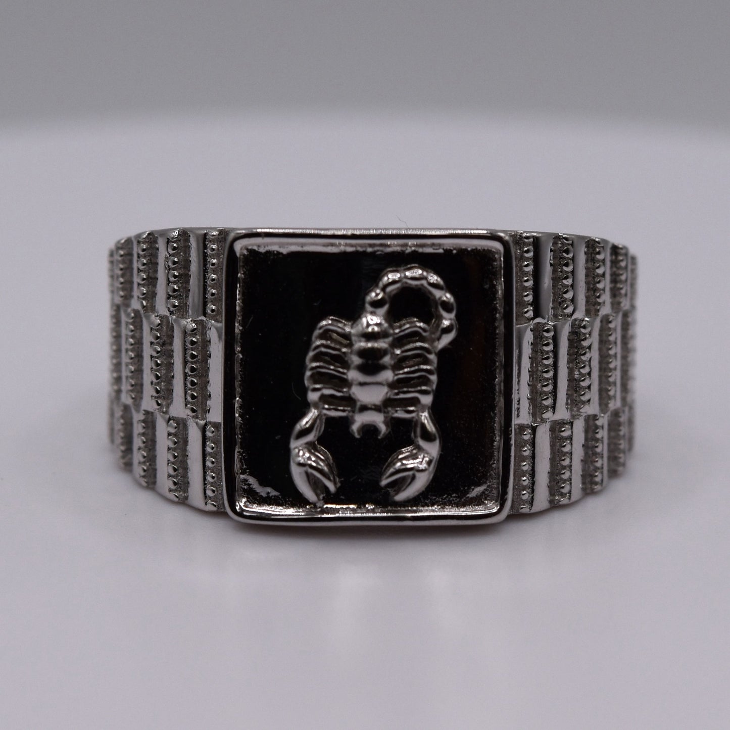 Scorpion Ring for Men β 925 Sterling Silver Statement Ring β Bold Scorpio Zodiac Jewelry Gift for Him