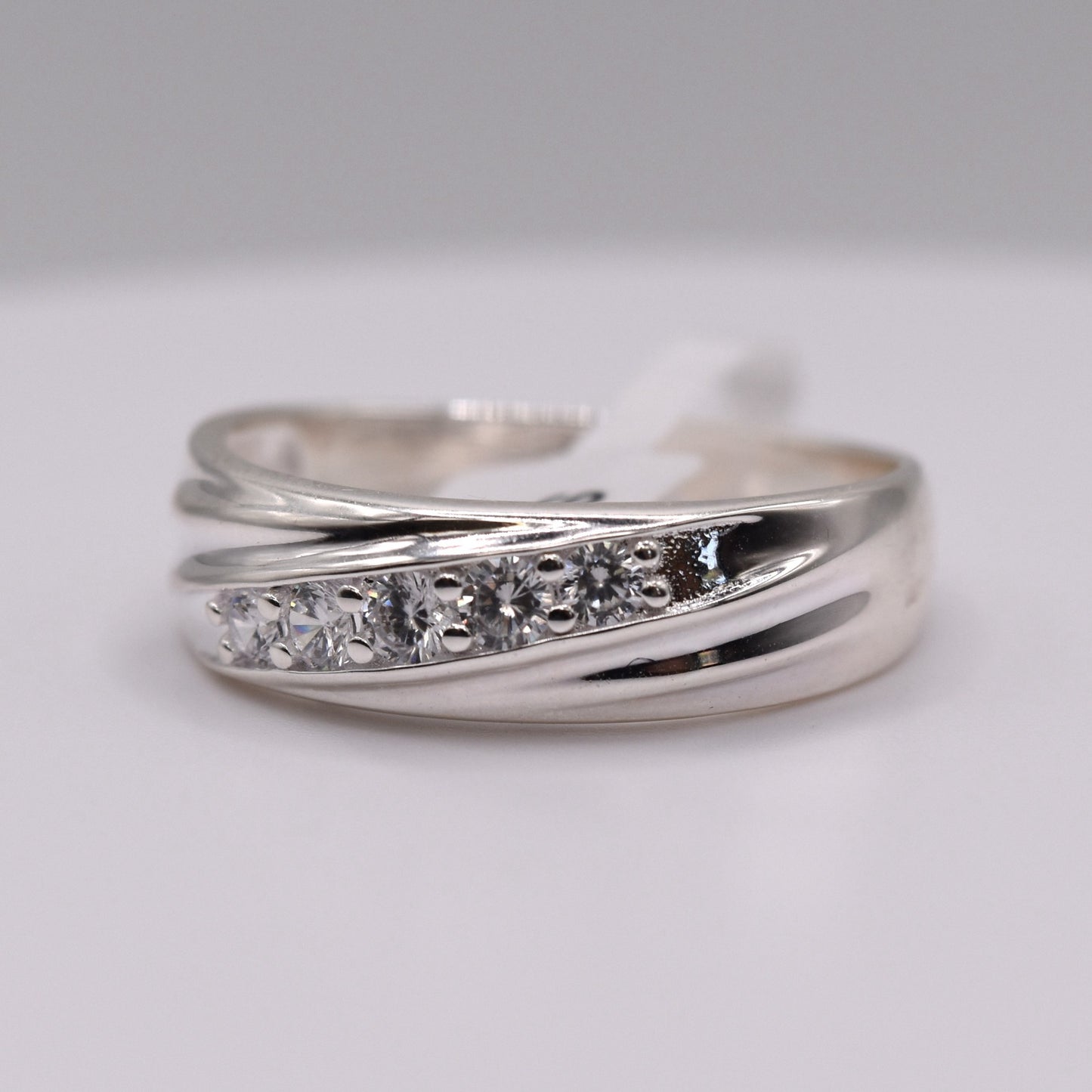 Elegant 3-Piece 925 Sterling Silver Wedding Ring Set - Perfect Engagement & Bridal Rings for Her
