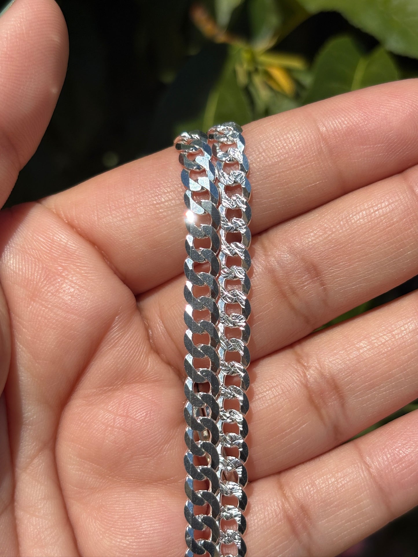 Men's Premium 925 Sterling Silver Diamond Cut Cuban Cross Necklace - 24" Chain with Dazzling CZ Pendant!