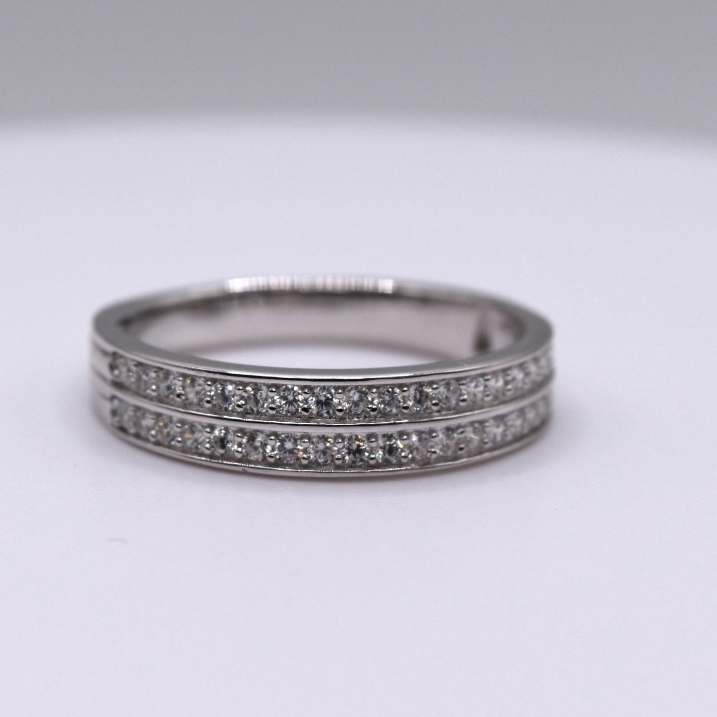Wedding rings sets his and hers,925 Sterling silver wedding ring set, His &Hers Matching Bands with Cubic Zirconia, Engagement, Princess cut